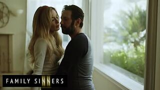 Rough Sex Between Stepsiblings Blonde Babe (Aiden Ashley, Tommy Pistol) - Family Sinners