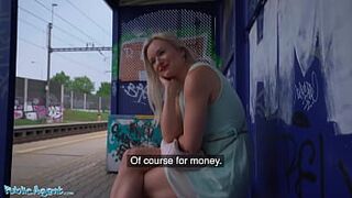 Public Agent Big Tits Blonde Lily Joy Fucked Behind Train Station