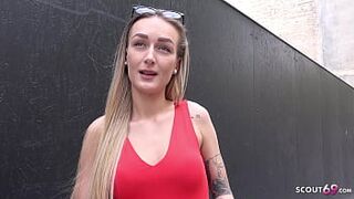 GERMAN SCOUT - SKINNY FIT TEEN ELENA LUX I PICKUP AND RAW FUCK I REAL STREET CASTING SEX