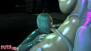 Futa3dx - Futanari Cyberpunk Big Tittied Babe Fucked By Her Big Dicked Friend