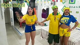 After watching the world cup game, the new geovana almeida invited me to celebrate Brazil's victory so agent.. it was very nice