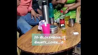 Drinking bhabhi with family