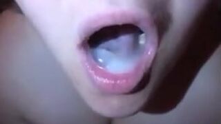 Wife Sucks Husband Dick & Swallow Huge Load Of Cum