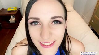 Clara Dee - Close Up Cum Begging and Cum in Mouth JOI