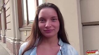 German Scout - Hot Teen ANITA B seduce to Fuck Anal