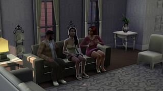 The Sims 4 - Introduced to my new Family. Orgy