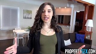 PropertySex - student fucks hot ass real estate agent