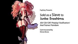 [FayGrey] [Sold as a Slave to Junko Enoshima] (JOI CEI CBT Petplay Sissification Anal Trainer)